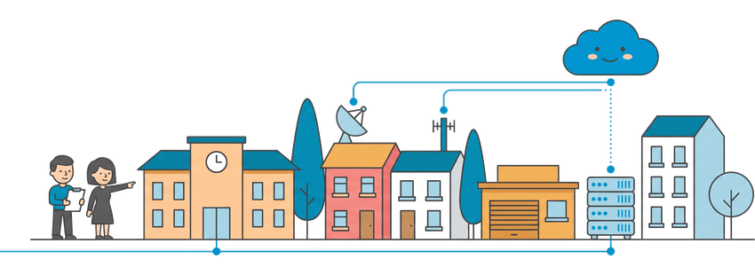 Advanced connectivity illustration
