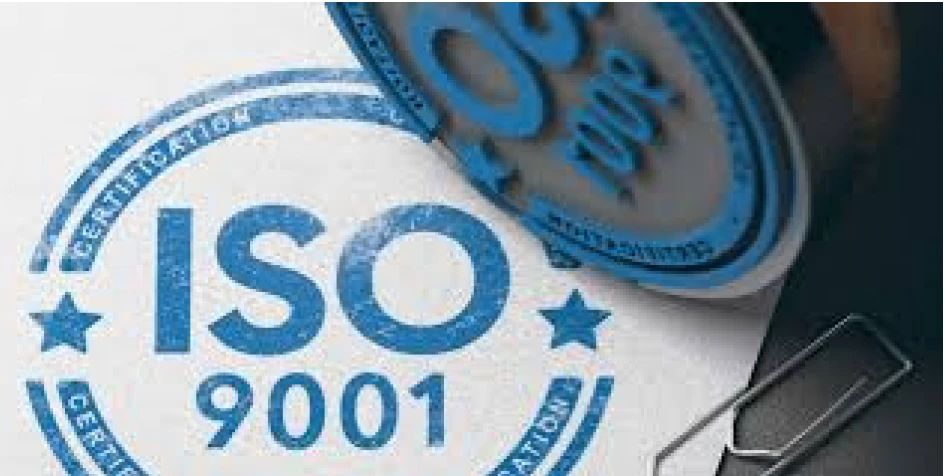 Timbro della certificazione ISO 9001
